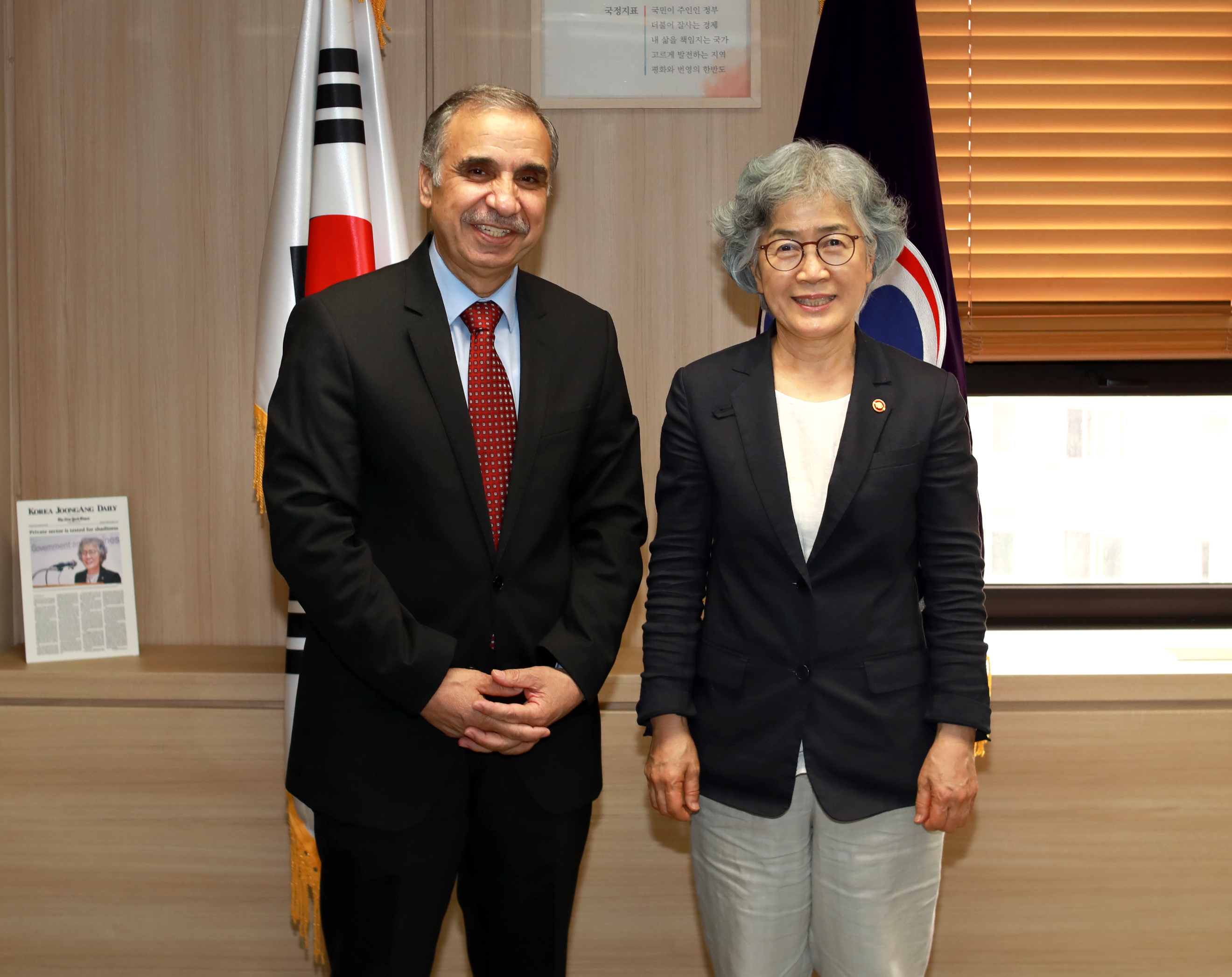 ACRC Chairperson met with Jordan Ambassador to Korea